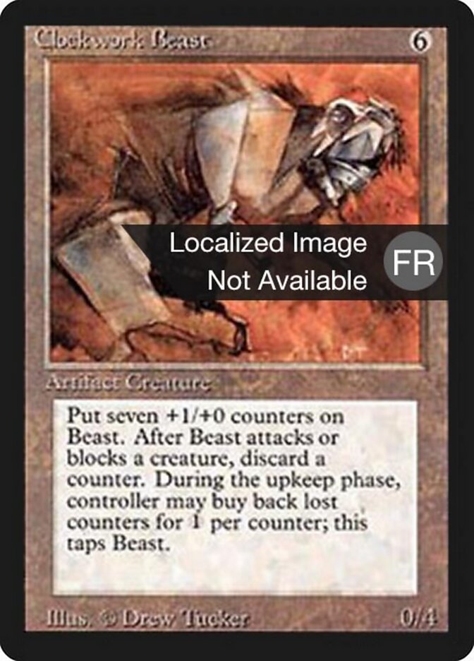 Besta Mecânica / Clockwork Beast - Magic: The Gathering - MoxLand