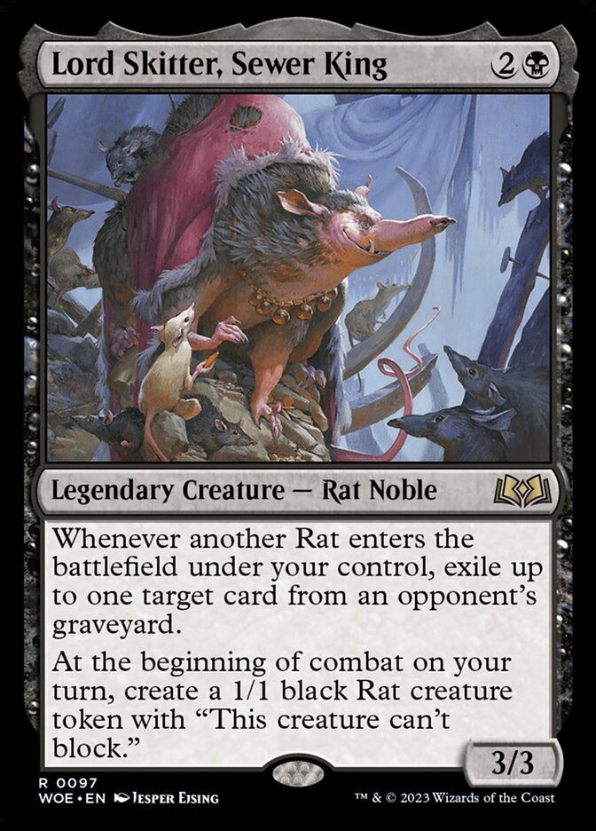 Lorde Esgueiro, Rei do Esgoto / Lord Skitter, Sewer King - Magic: The Gathering - MoxLand