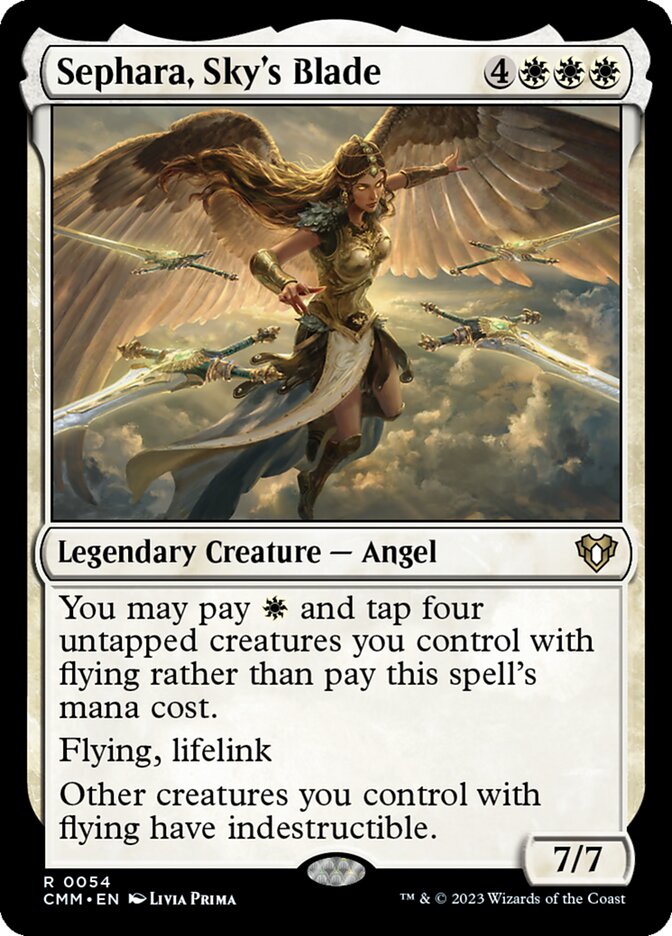 Sephara, Lâmina dos Céus / Sephara, Sky's Blade - Magic: The Gathering - MoxLand