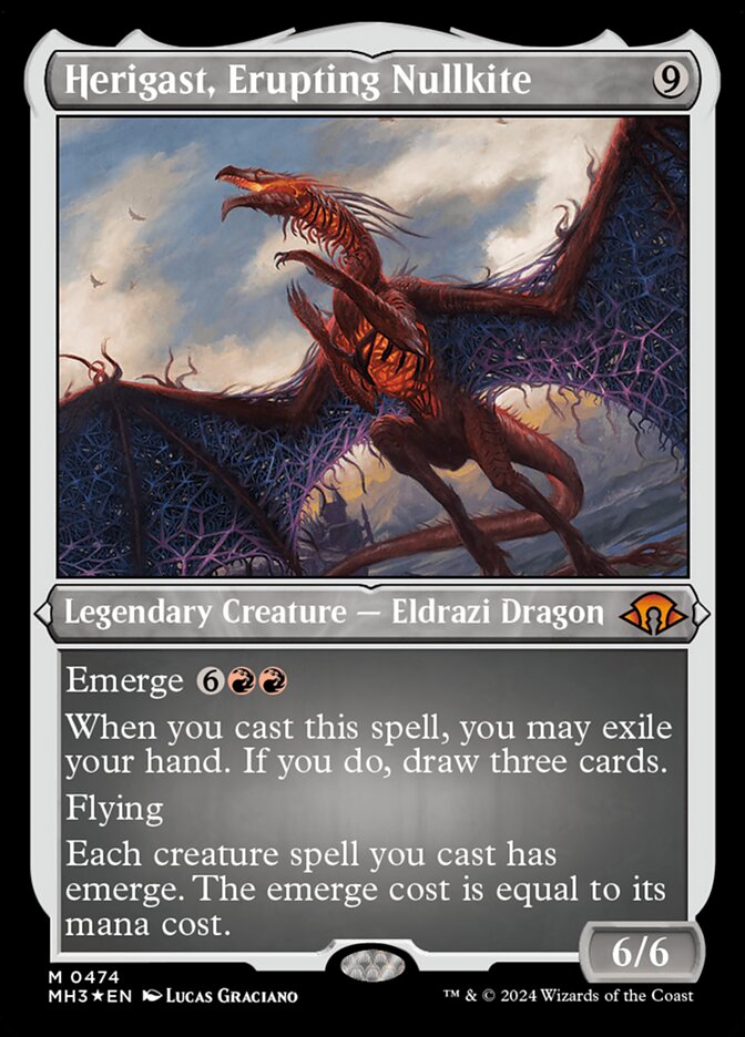 Herigast, Nulavérneo em Erupção / Herigast, Erupting Nullkite - Magic: The Gathering - MoxLand