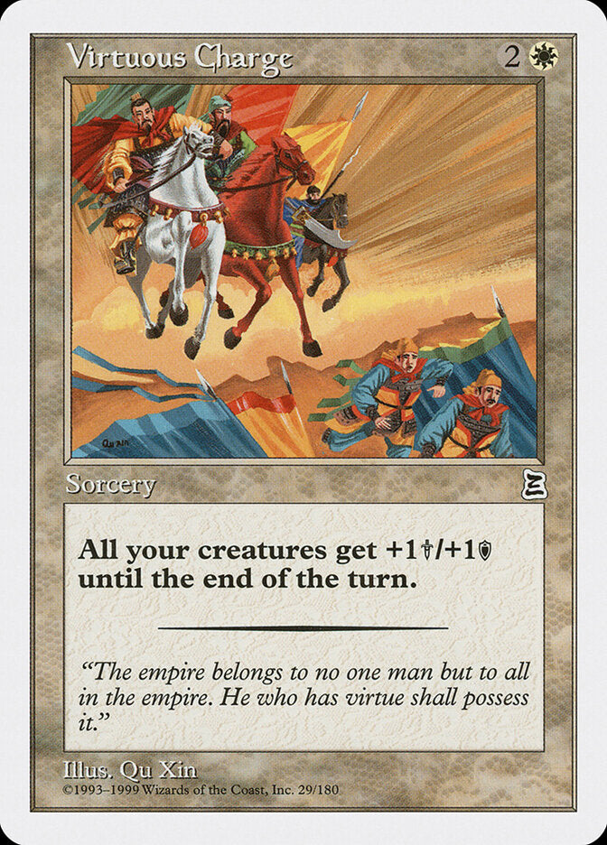 Virtuous Charge - Magic: The Gathering - MoxLand