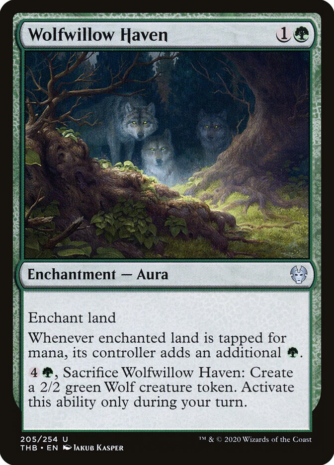 Refúgio do Salgueiro dos Lobos / Wolfwillow Haven - Magic: The Gathering - MoxLand