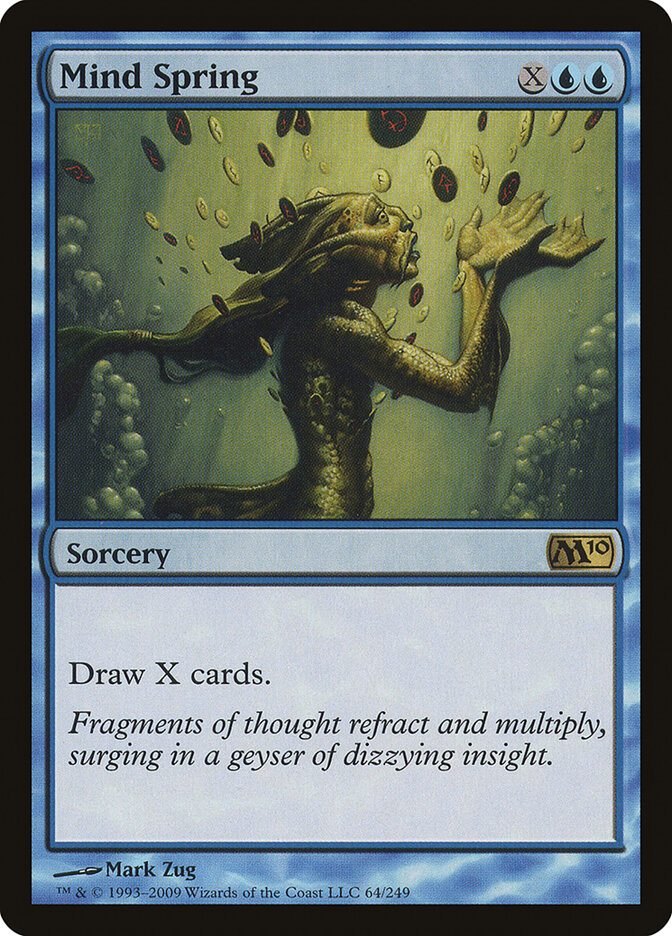 Esguicho Mental / Mind Spring - Magic: The Gathering - MoxLand