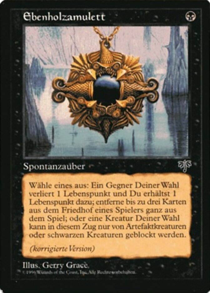 Medalhão de Ébano / Ebony Charm - Magic: The Gathering - MoxLand