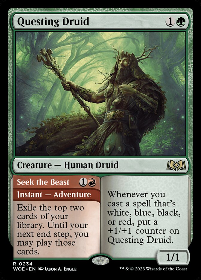 Druida em Missão / Questing Druid - Magic: The Gathering - MoxLand