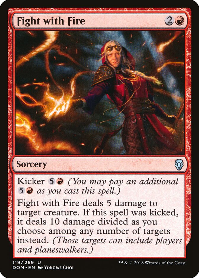 Enfrentar com Fogo / Fight with Fire - Magic: The Gathering - MoxLand