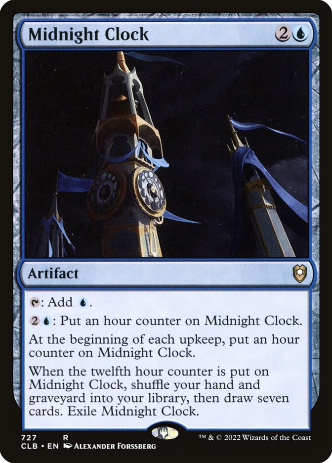 Relógio da Meia-noite / Midnight Clock - Magic: The Gathering - MoxLand