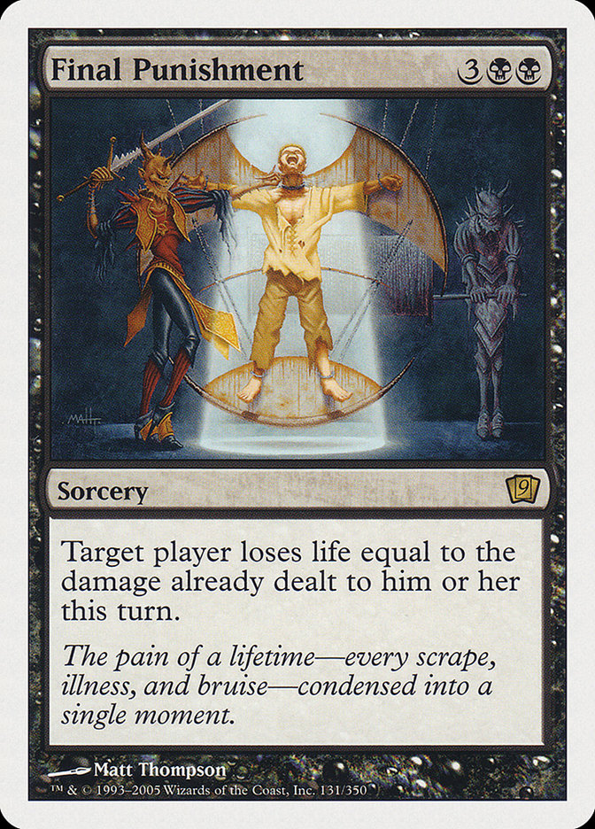 Punição Final / Final Punishment - Magic: The Gathering - MoxLand