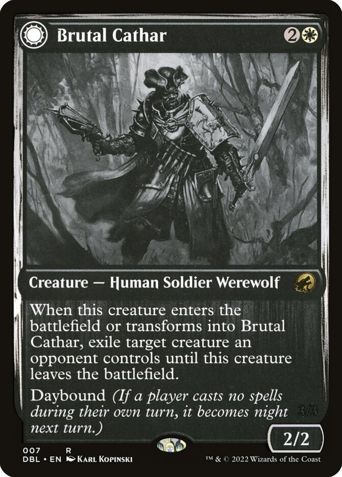Cátaro Brutal / Brutal Cathar - Magic: The Gathering - MoxLand