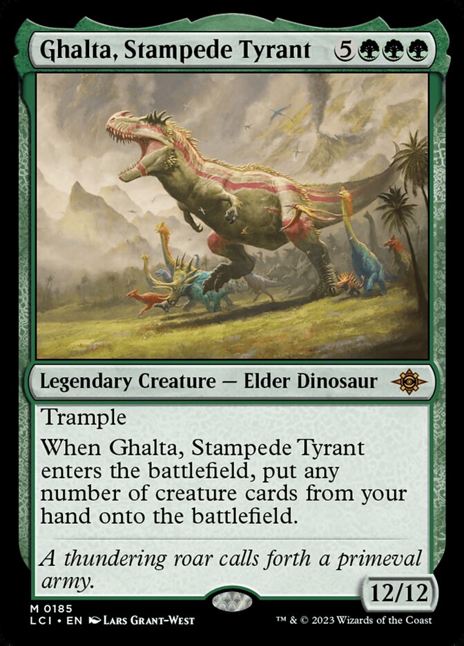 Ghalta, Tirana da Debandada / Ghalta, Stampede Tyrant - Magic: The Gathering - MoxLand