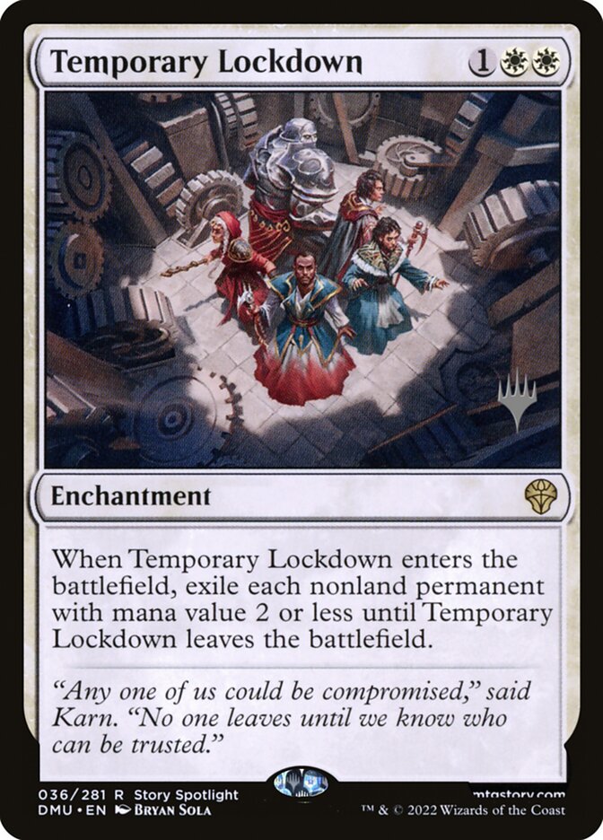 Confinamento Temporário / Temporary Lockdown - Magic: The Gathering - MoxLand