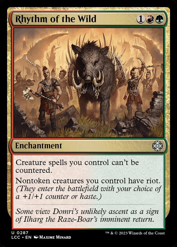 Ritmo dos Selvagens / Rhythm of the Wild - Magic: The Gathering - MoxLand