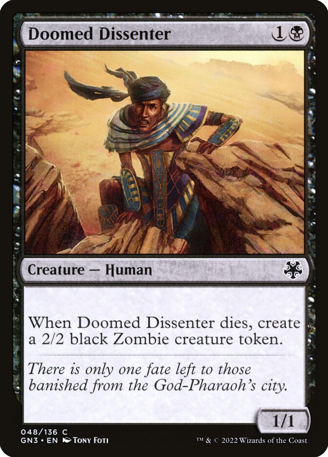 Dissidente Condenado / Doomed Dissenter - Magic: The Gathering - MoxLand