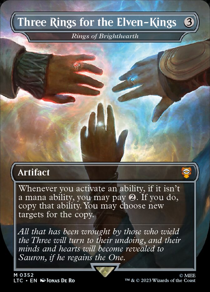 Três Anéis para os Reis Élficos / Three Rings for the Elven-Kings - Magic: The Gathering - MoxLand