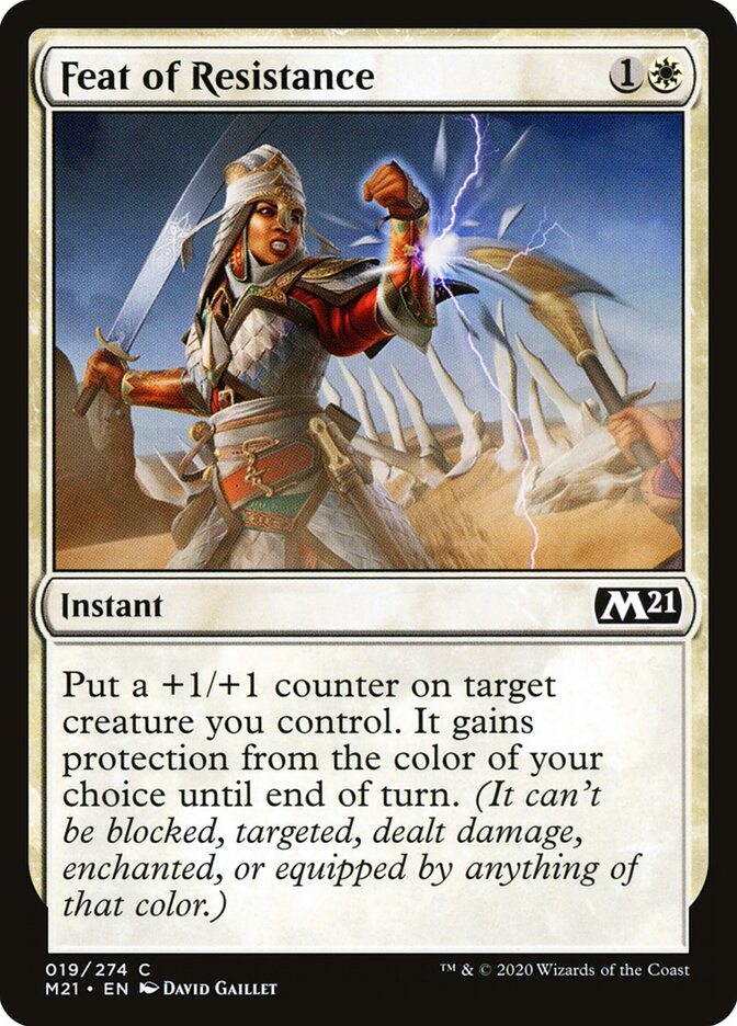 Demonstração de Resistência / Feat of Resistance - Magic: The Gathering - MoxLand