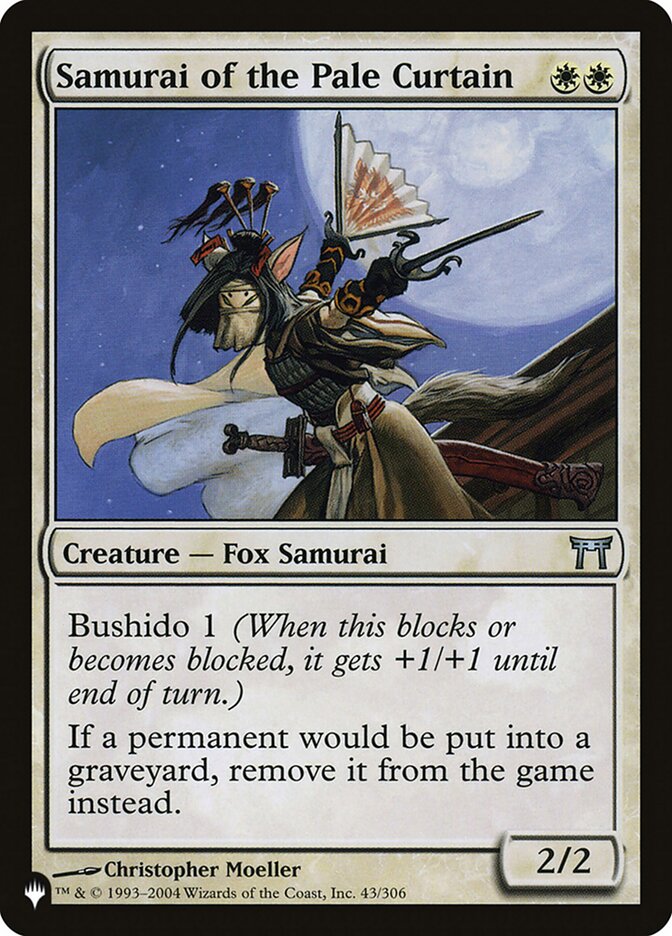 Samurai da Cortina Pálida / Samurai of the Pale Curtain - Magic: The Gathering - MoxLand