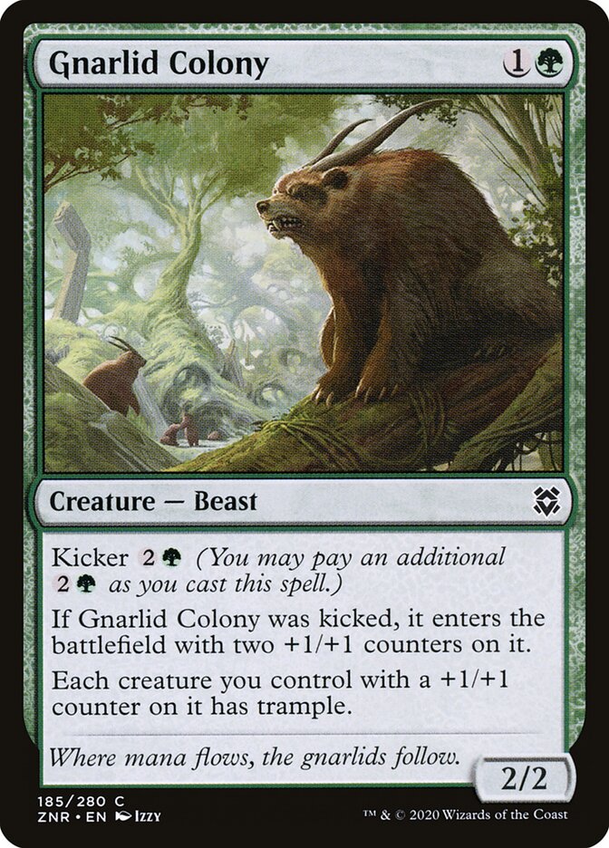 Colônia de Gnarlids / Gnarlid Colony - Magic: The Gathering - MoxLand