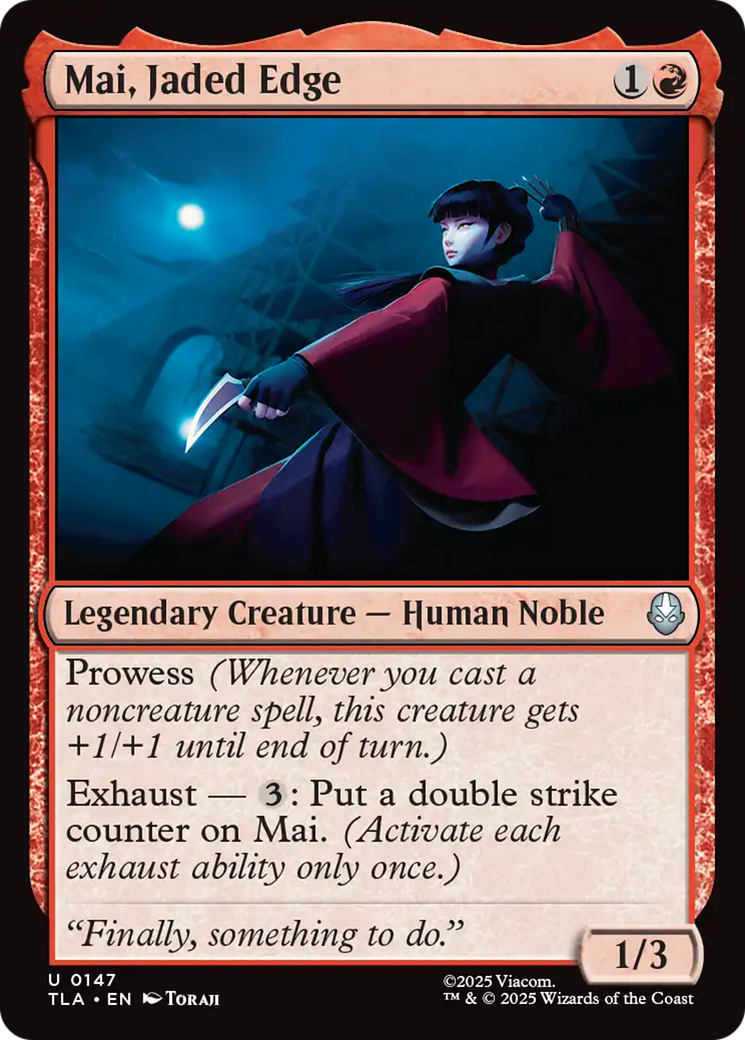 Mai, Lâmina Calejada / Mai, Jaded Edge - Magic: The Gathering - MoxLand