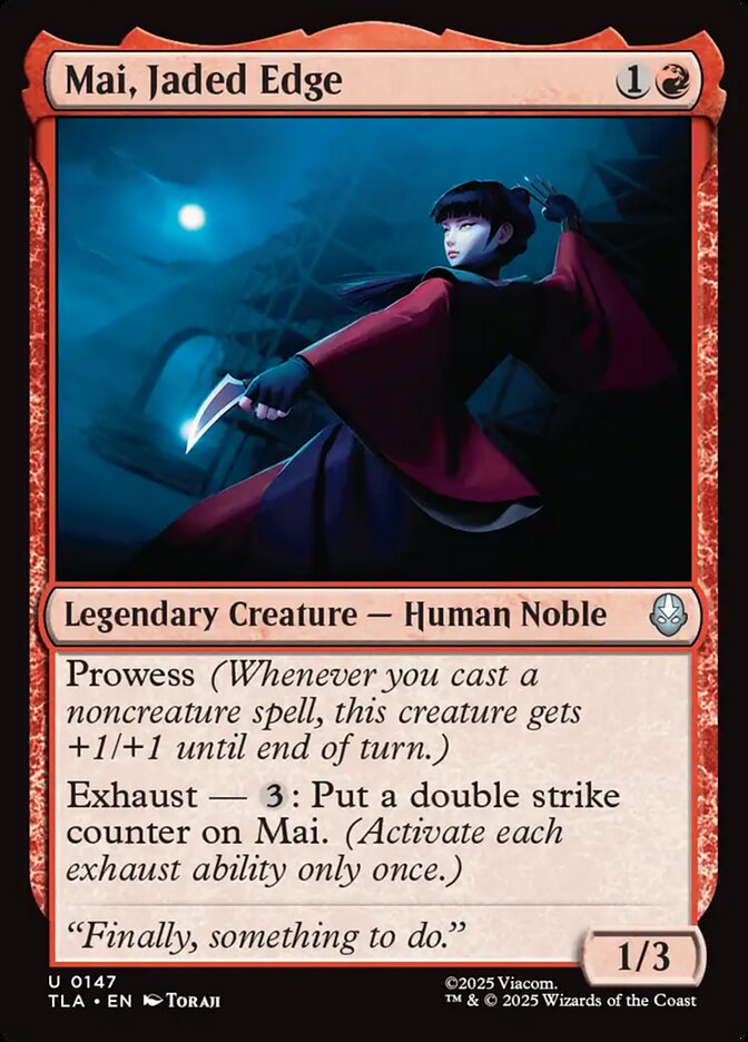 Mai, Lâmina Calejada / Mai, Jaded Edge - Magic: The Gathering - MoxLand