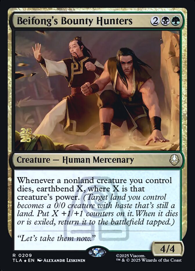 Beifong's Bounty Hunters - Magic: The Gathering - MoxLand