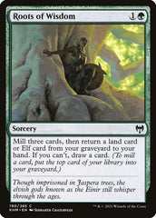 Raízes de Sabedoria / Roots of Wisdom - Magic: The Gathering - MoxLand