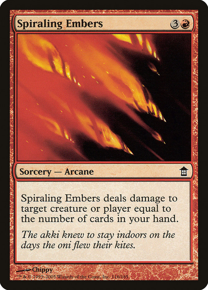 Chamas Espiraladas / Spiraling Embers - Magic: The Gathering - MoxLand