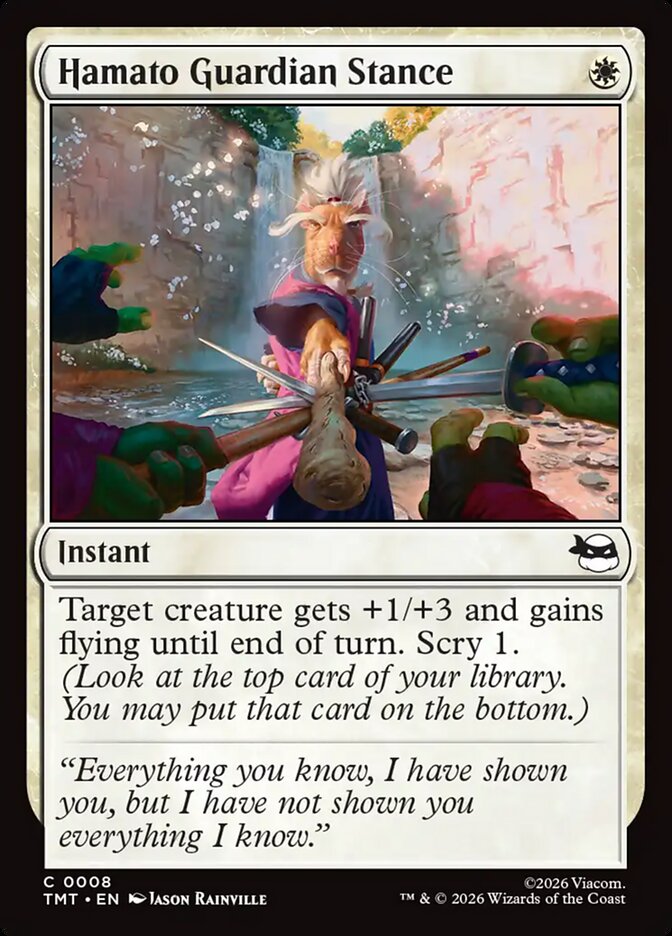 Hamato Guardian Stance - Magic: The Gathering - MoxLand