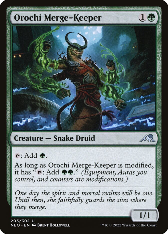 Orochi Custódia da Fusão / Orochi Merge-Keeper - Magic: The Gathering - MoxLand