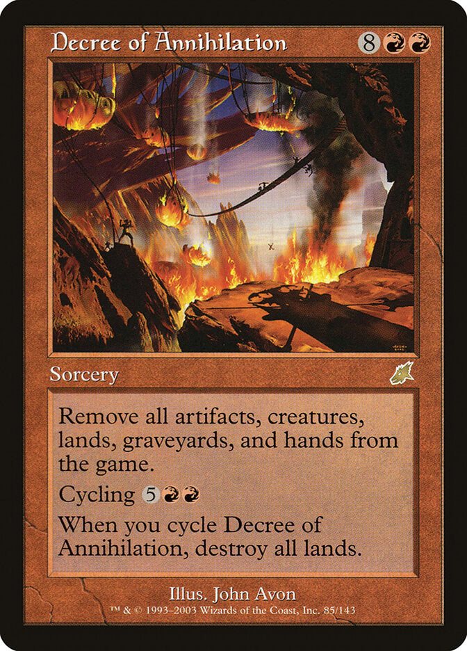 Decreto de Aniquilação / Decree of Annihilation - Magic: The Gathering - MoxLand
