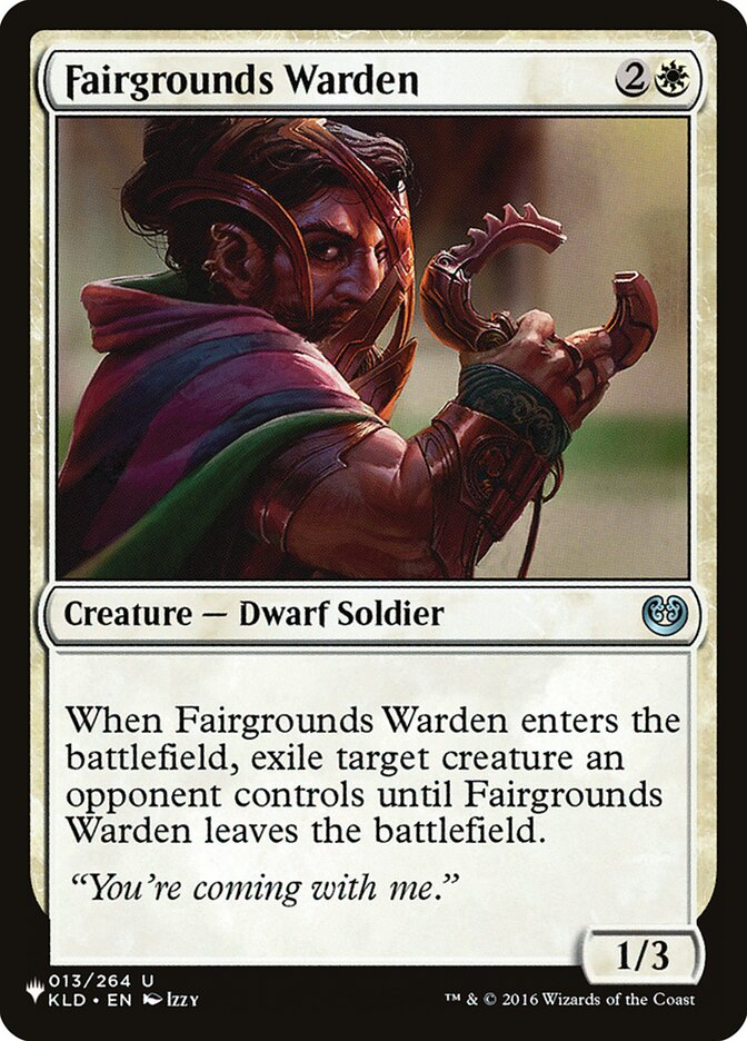 Guarda da Feira / Fairgrounds Warden - Magic: The Gathering - MoxLand