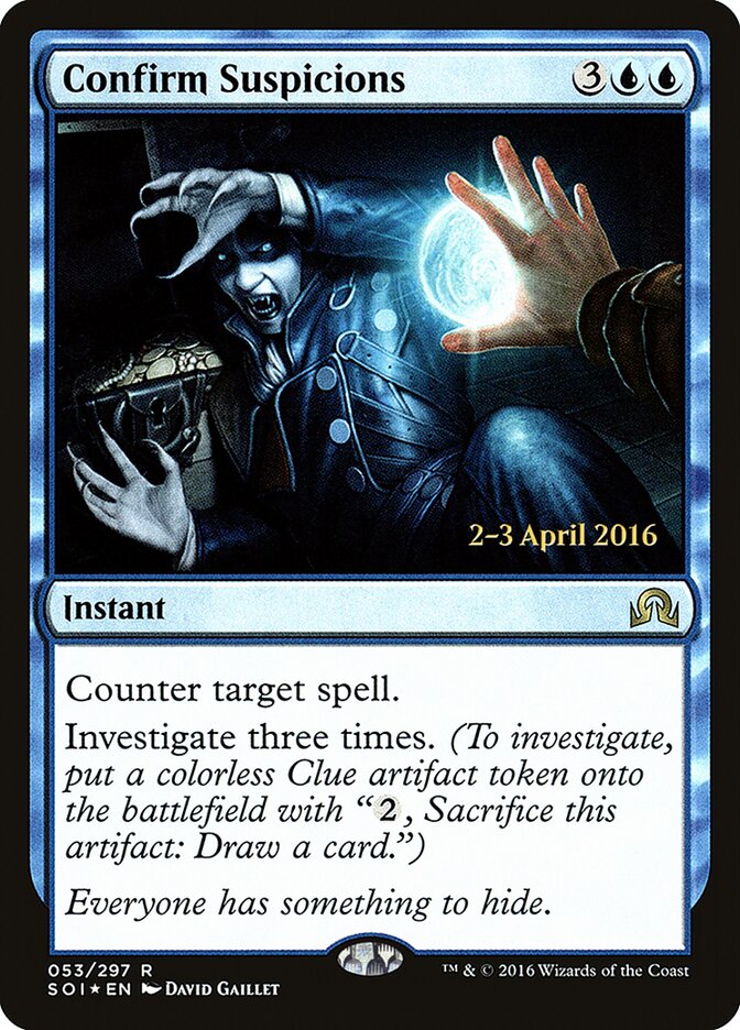 Confirmar Suspeitas / Confirm Suspicions - Magic: The Gathering - MoxLand