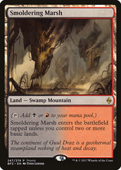Pântano Ardente / Smoldering Marsh - Magic: The Gathering - MoxLand