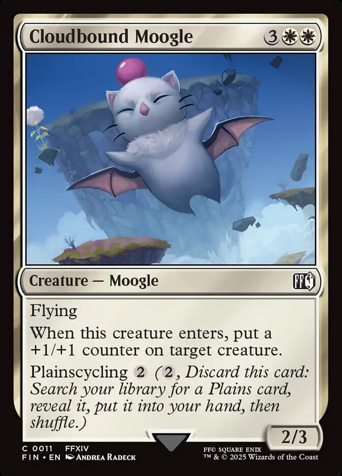 Moogle das Nuvens / Cloudbound Moogle - Magic: The Gathering - MoxLand