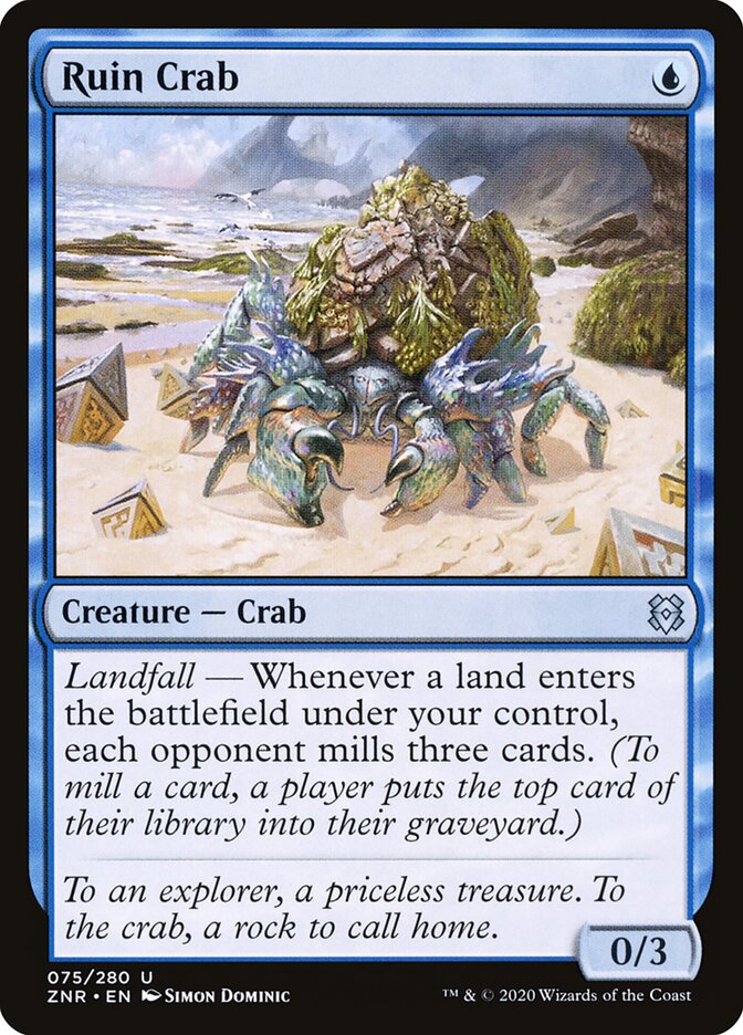 Caranguejo-das-ruínas / Ruin Crab - Magic: The Gathering - MoxLand