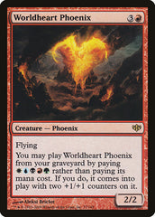 Fênix Coração-do-Mundo / Worldheart Phoenix - Magic: The Gathering - MoxLand