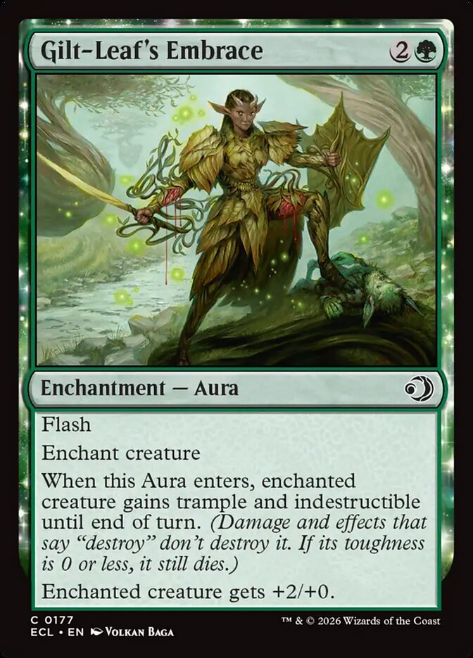 Abraço de Folha D'Ouro / Gilt-Leaf's Embrace - Magic: The Gathering - MoxLand