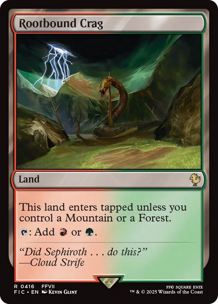 Penhasco do Raizame / Rootbound Crag - Magic: The Gathering - MoxLand