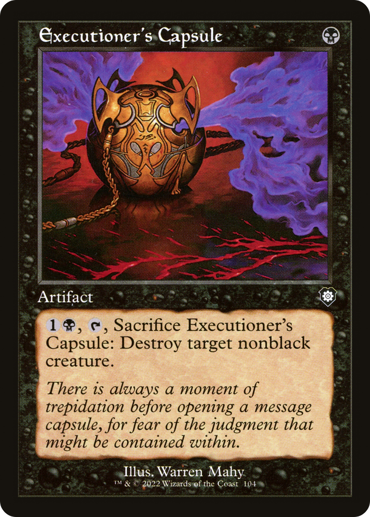 Cápsula do Executor / Executioner's Capsule - Magic: The Gathering - MoxLand