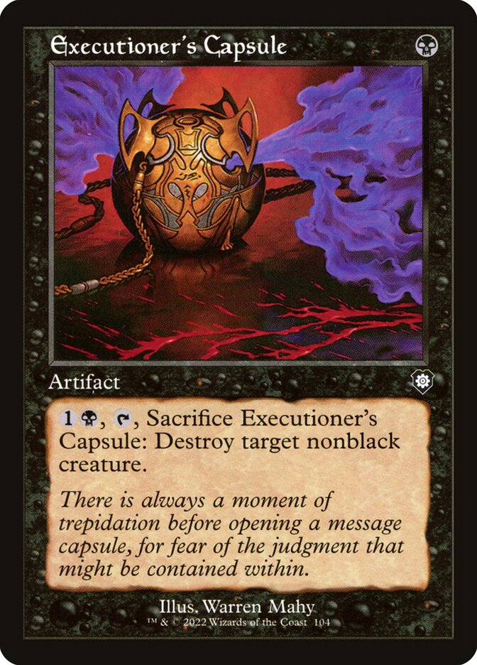 Cápsula do Executor / Executioner's Capsule - Magic: The Gathering - MoxLand