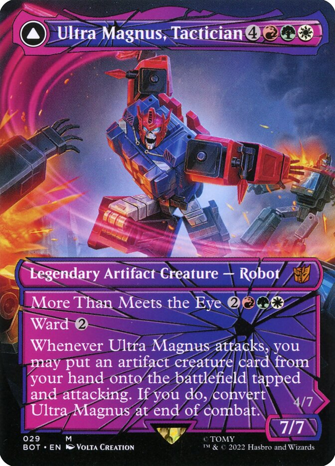 Ultra Magnus, Estrategista / Ultra Magnus, Tactician - Magic: The Gathering - MoxLand