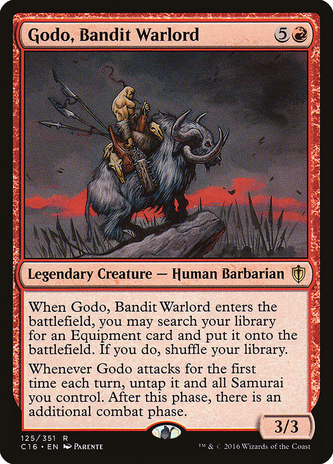 Godo, Bandido Senhor da Guerra / Godo, Bandit Warlord - Magic: The Gathering - MoxLand