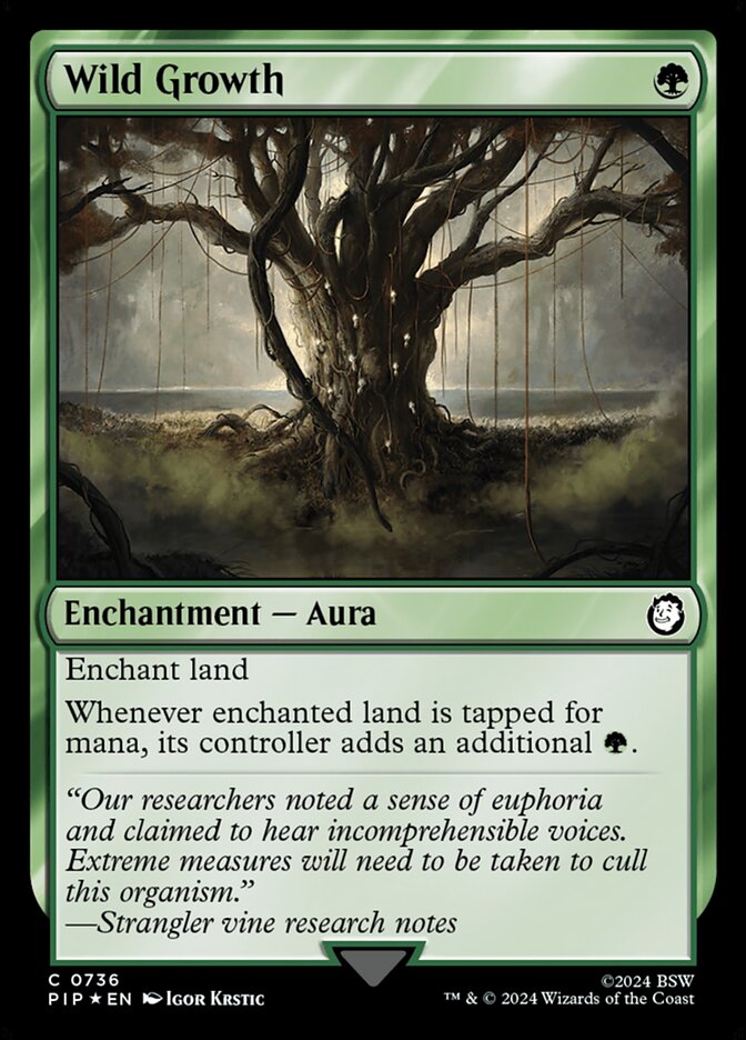 Crescimento Virente / Wild Growth - Magic: The Gathering - MoxLand