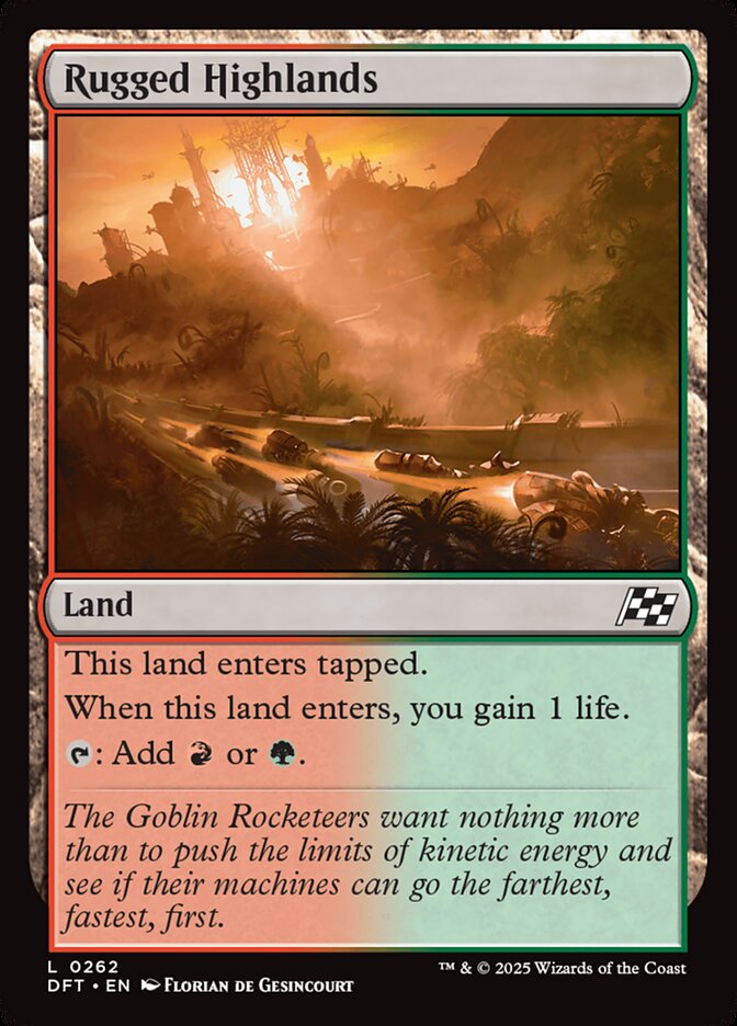 Planalto Acidentado / Rugged Highlands - Magic: The Gathering - MoxLand