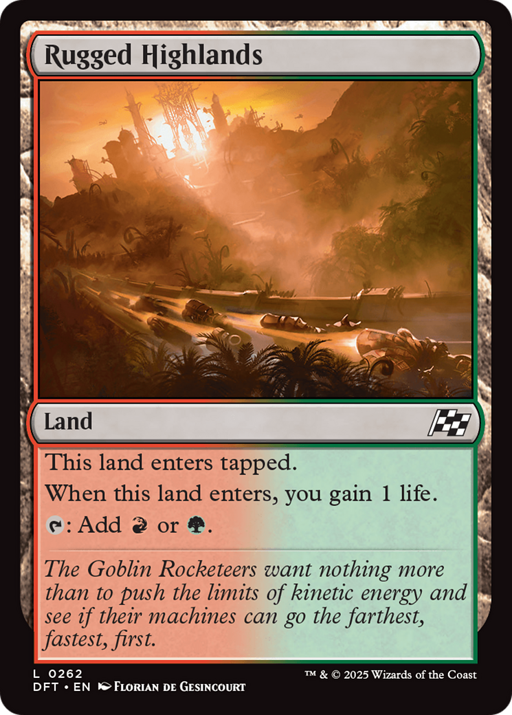 Planalto Acidentado / Rugged Highlands - Magic: The Gathering - MoxLand