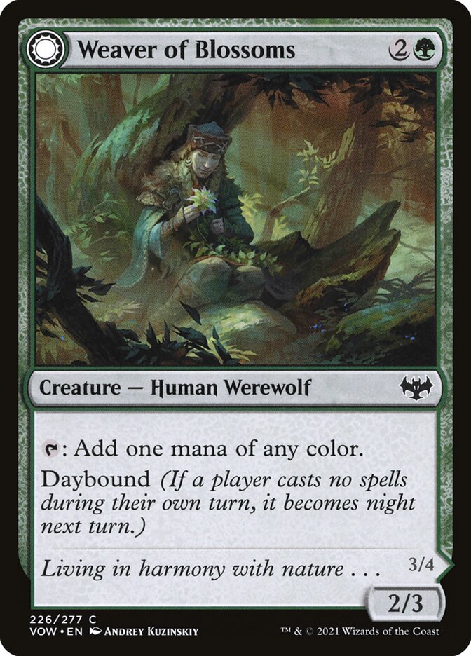 Tecelã de Flores / Weaver of Blossoms - Magic: The Gathering - MoxLand