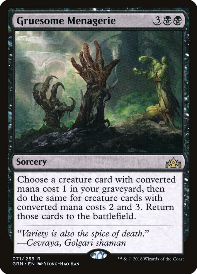 Zoológico Horripilante / Gruesome Menagerie - Magic: The Gathering - MoxLand