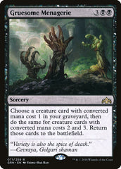 Zoológico Horripilante / Gruesome Menagerie - Magic: The Gathering - MoxLand