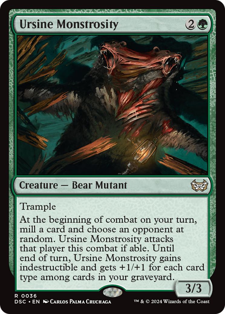 Ursine Monstrosity - Magic: The Gathering - MoxLand