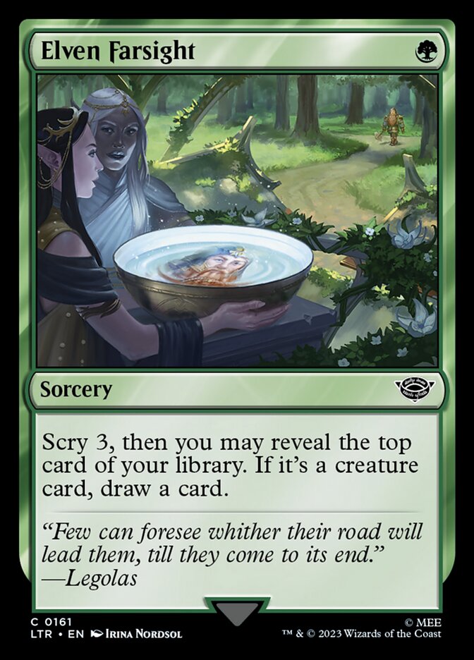 Visão Longínqua Élfica / Elven Farsight - Magic: The Gathering - MoxLand