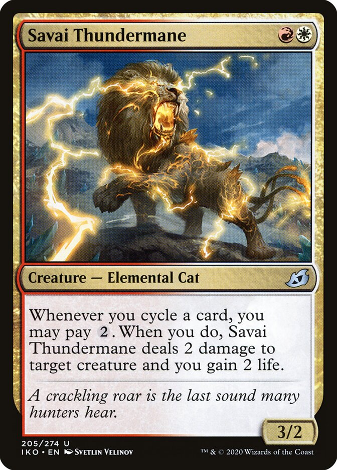 Juba-de-trovão de Savai / Savai Thundermane - Magic: The Gathering - MoxLand